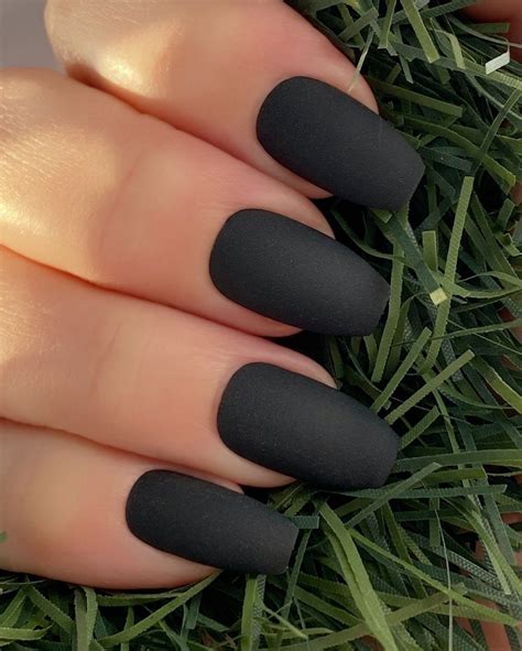 Black Matte Nail Polish 